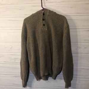 Lucky Brand men’s hooded knit sweater